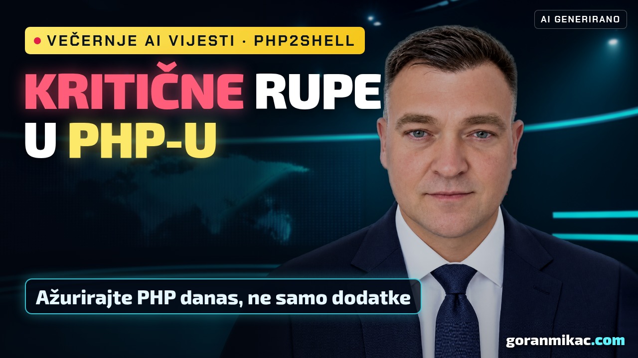 PHP2Shell: kritične rupe u PHP-u — AI generirano